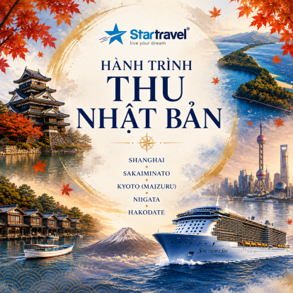 HÀNH TRÌNH THU NHẬT BẢN | SIÊU DU THUYỀN 5 SAO SPECTRUM OF THE SEAS 
